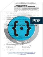 Revision Module Mathematics Advanced