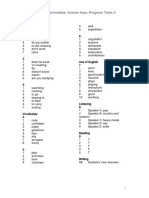 Solutions2e - Progress Tests - Answer Key - A