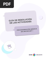 Resolución de Actividades - Programación Básica en Microbit I