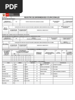 Formato N°5 Registro de Enfermedad Ocupacional