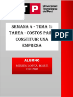 Costos para Constituir Una Empresa