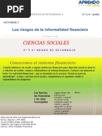 Semana 5 Ciencias Sociales 3° y 4° Grado de Secundaria