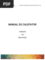 Manual Calefator Metavila