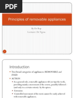 Principles of Removable Appliances