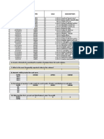 COE Excel Test