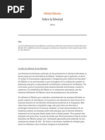 Mikhail Bakunin - Sobre La Libertad