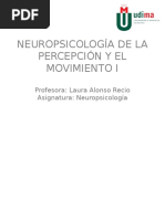 U5. Neuropsicología de La Percepción y El Movimiento I