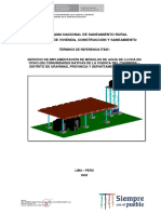 TDR Item I - Agua de Lluvia Paquete 8 CCNN (R)