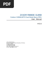 SJ-20101210110401-001-ZXSDR R8860E GU858 (HV2.0) Outdoor GSM&UMTS Dual Mode Macro RRU User Manual - 1STversion