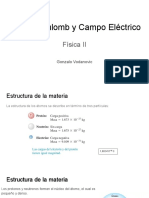 1 - Ley de Coulomb - Campo Eléctrico