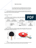 History of Table Tennis