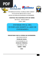 Informe Hospitalario