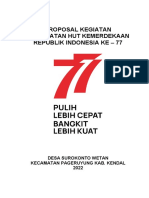 Proposal Kegiatan 17 Agustus 1945