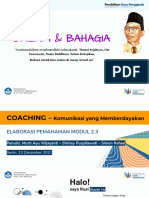 Elaborasi Pemahaman Coaching