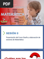 Sesion 0 - Diseño y Elaboración de Sesiones de Aprendizaje de Matematica