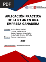 Aplicación Practica de La RT 46 en Una Empresa Ganadera