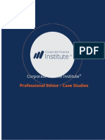 Professional Ethics - Case Studies