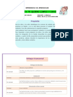 Experiencia de Aprendizaje Del 06 de Junio Al 17 de Junio 2022