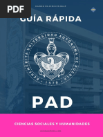 PAD Sociales Humanidades