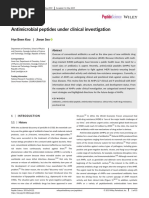 Antimicrobial Peptides Under Clinical Investigation