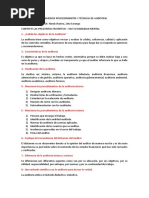 Examen de Procedimientos y Técnicas de Auditoria