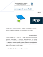 Qué Son Las Estrategias de Aprendizaje (Artículo) Autor Universidad Estatal A Distancia, Costa Rica