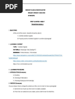 Transition Signals Lesson Plan