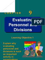 Evaluating Personnel and Divisions