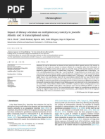 Impact of Dietary Selenium On Methylmercury Toxicity in Juvenile Atlantic Cod - A Transcriptional Survey