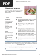 Ensalada César - Receta Cetogénica Con Video - Diet Doctor