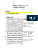 Evaluación Parcial Comunicacion Efectiva