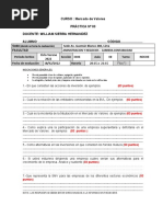 PRACTICA #03 Mercado de Valores