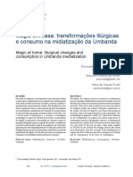 Magia em Casa: Transformações Litúrgicas e Consumo Na Midiatização Da Umbanda