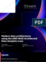 Modern Data Architectures Using The AWS WellArchitected Data Analytics Lens REPEAT ARC321-R2