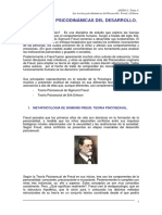 ANEXO 1. Las Teorias Psicodinamicas Del Desarrollo. Freud y Erikson