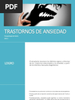 Trastornos de Ansiedad