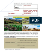 Los Ecosistemas Colombianos - Grado 7 - Guia 3 - Tercer Periodo