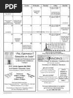 August 2011 Calendar