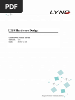 L218 Hardware Design: GSM/GPRS+GNSS Series Version V1.1 Date 2016-12-02