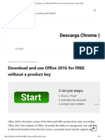 Descargue y Use Office 2016 GRATIS Sin Una Clave de Producto - Guías de MS