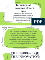 (MTI) Incremental Innovation of Coca Cola