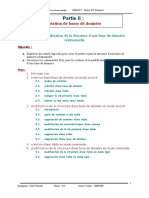 Chapitre 5 BDD Création de Bases de Données