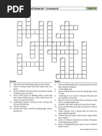 Clothes Material-Crossword