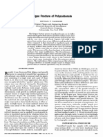 Fatigue Fracture of Polycarbonate