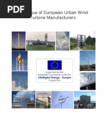 Catalogue of European Urban Wind Turbine Manufacturers