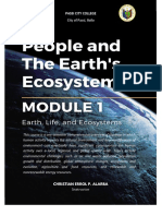 Module 1 People and The Earths Ecosystem