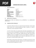 Reporte Psicologico 2021 - 2 Teo Prof. Bellido