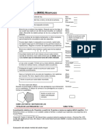 Evaluación Cognitiva (Mmse) Modificado Adltos Mayores