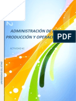 Actividad #1 Admon de La Producción y Operaciones