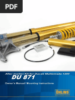 Ohlins - DTC - Bedienungsanleitung Oehlins Motorrad Du 871